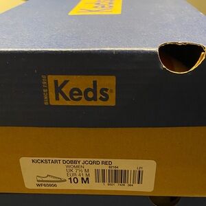 Keds Kickstart Dobby Sneakers - Bold Red